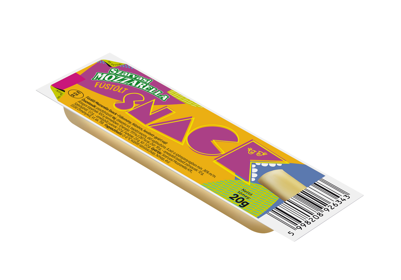 Mozzarella Snack Füstölt 20 g